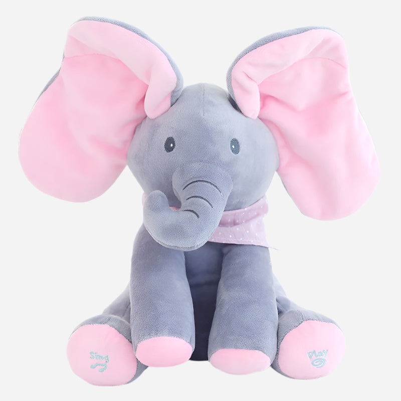 Peek-a-Boo Elephant – Musical Plush Buddy