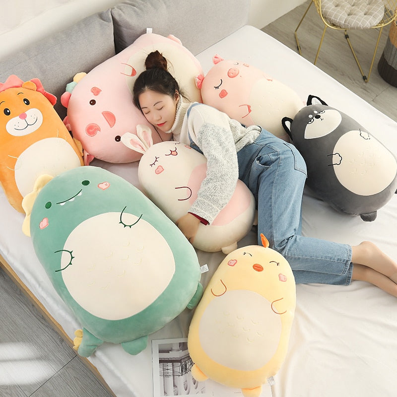 SquishyPals: Kawaii Animal Plush Pillow