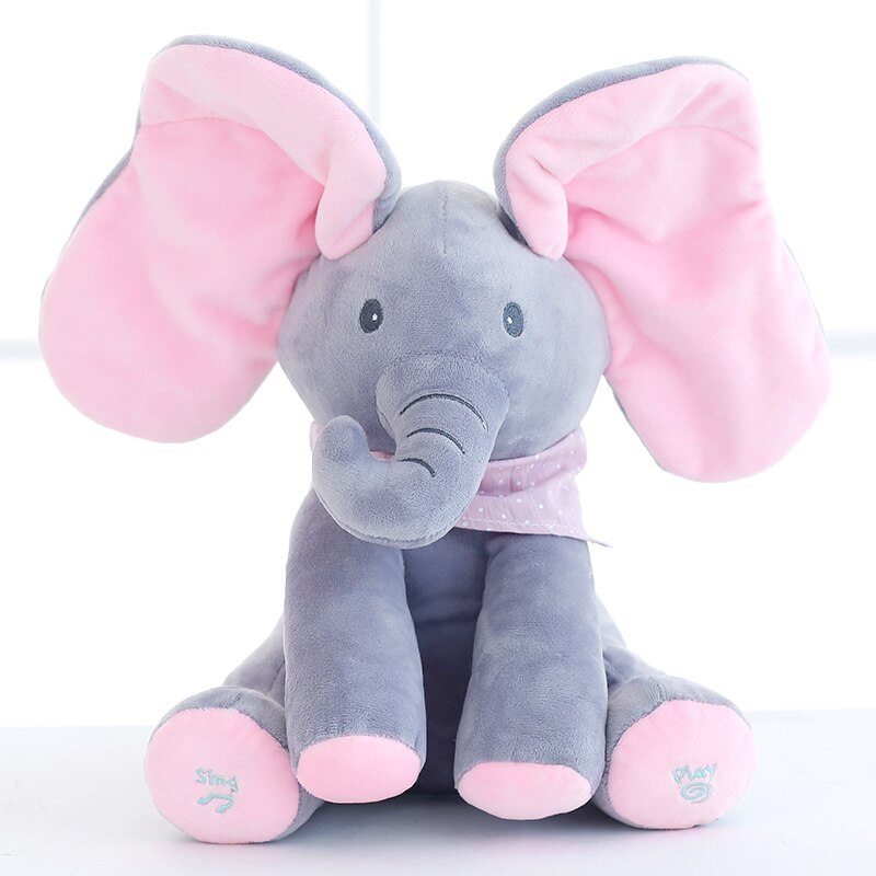 Peek-a-Boo Elephant – Musical Plush Buddy