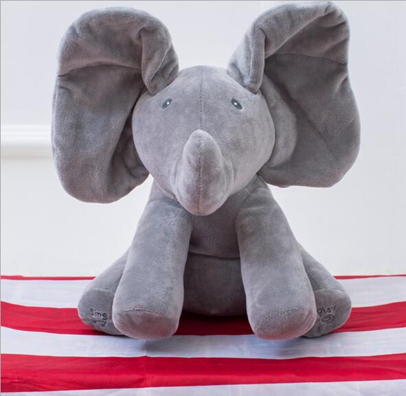 Peek-a-Boo Elephant – Musical Plush Buddy