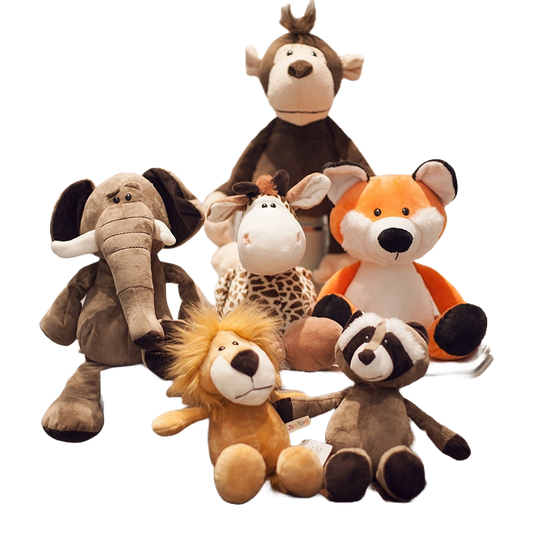 JunglePals: Forest Animal Plush Set