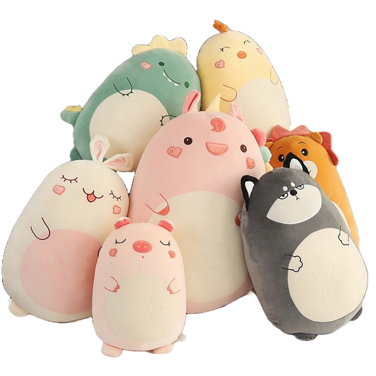 SquishyPals: Kawaii Animal Plush Pillow