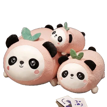 PeachyPanda: Giant Plush Sleeping Pillow